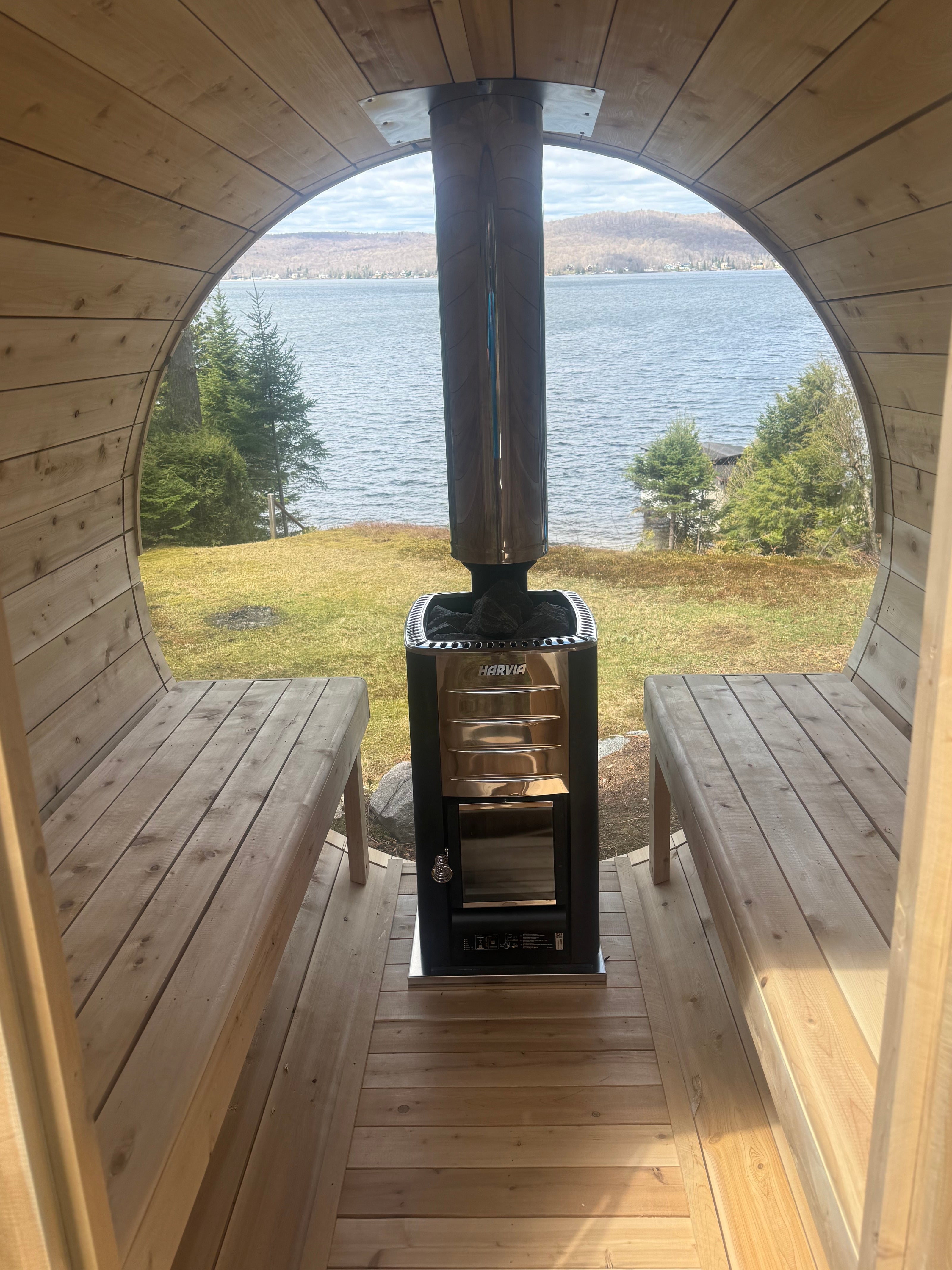 Sauna en Cèdre Style Baril