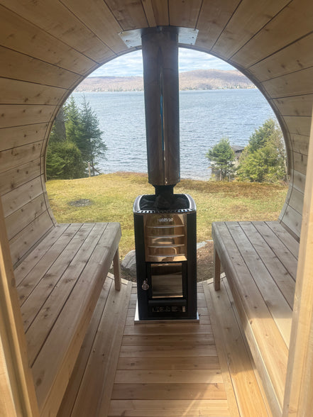 Sauna en Cèdre Style Baril