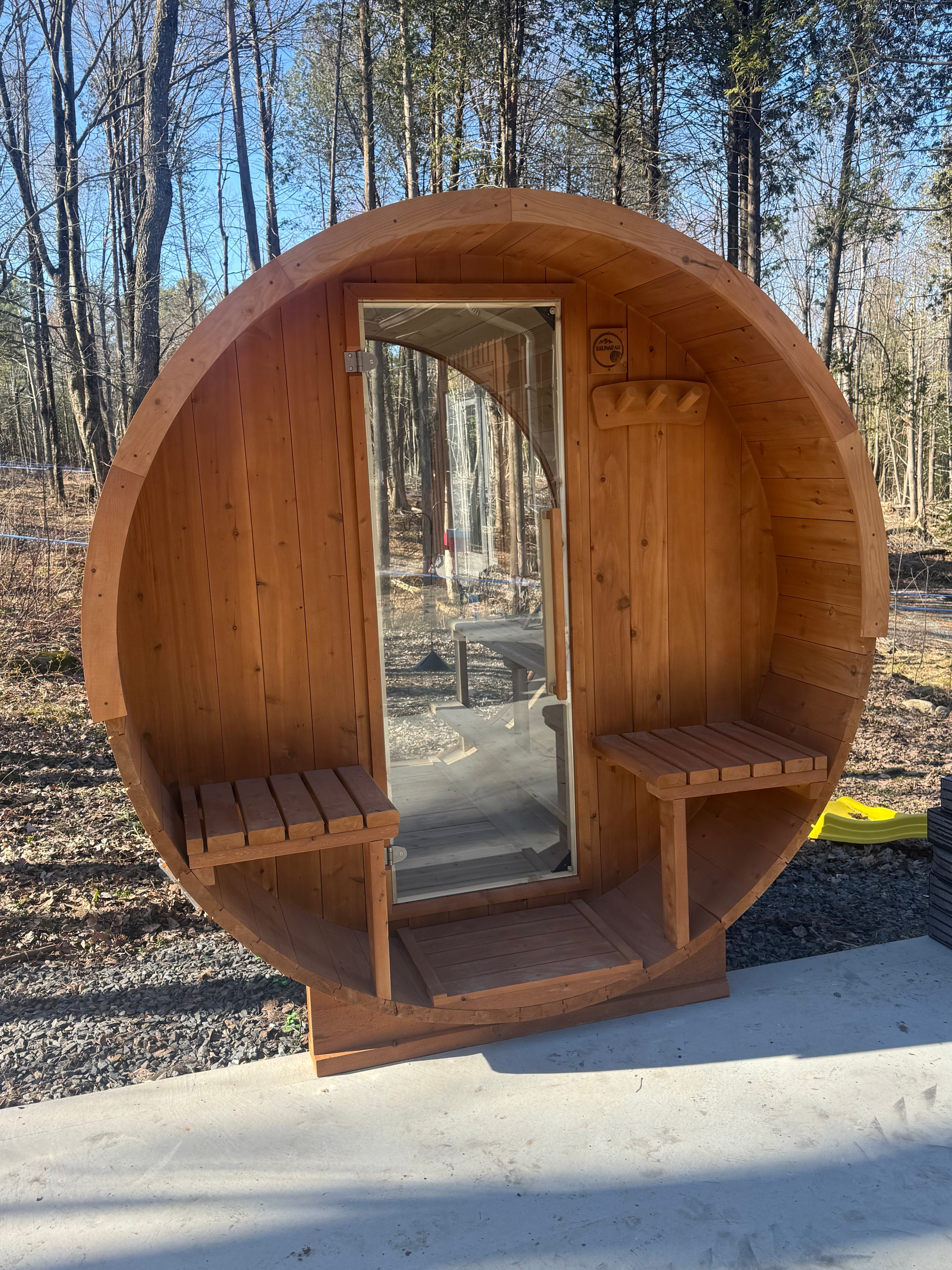 Sauna en Cèdre Style Baril