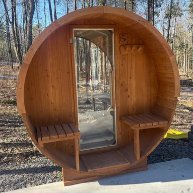 Sauna en Cèdre Style Baril