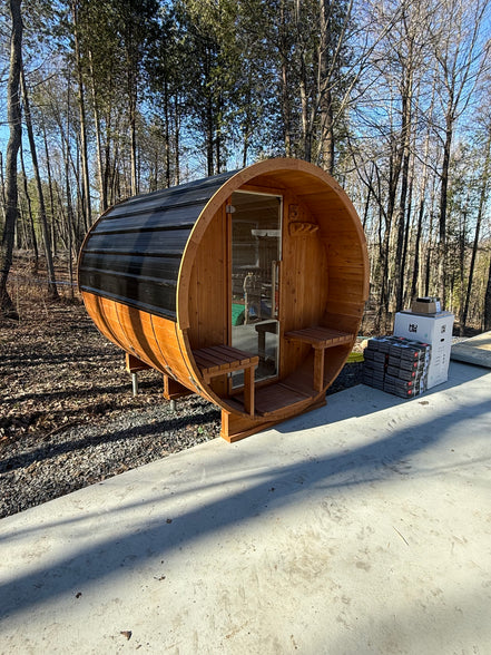 Sauna en Cèdre Style Baril