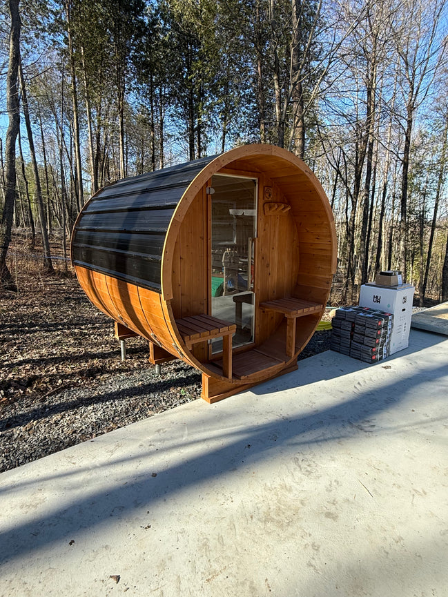 Sauna en Cèdre Style Baril