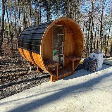 Sauna en Cèdre Style Baril