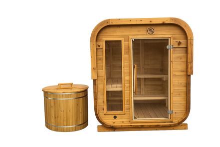 Sauna thermal en Cèdre du Québec - Style Carré / Rectangle