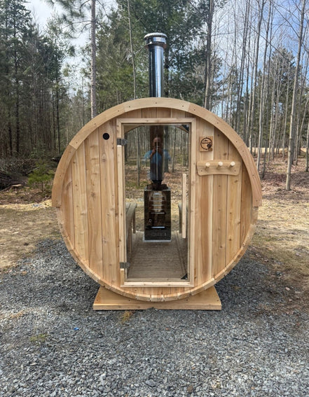 Sauna en Cèdre Style Baril